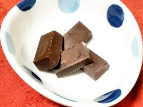 自作実験・低糖質スイートチョコレート